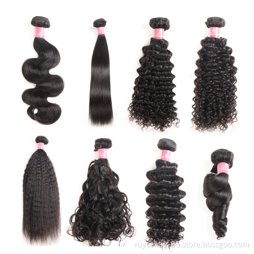 Royce Wholesale Cheap 100% Virgin Grade Bundles Extensions Brazilian Hair Vendors